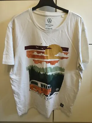 Buy WWOfficial Men's T/Shirt,Beige Size L, L29  Colourful Campervan, Endless Journey • 4£