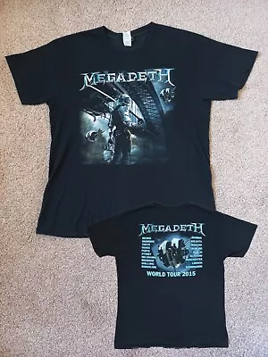 Buy Megadeth 2015 Dystopia Tour T-Shirt - Size L - Heavy Thrash Metal - Metallica • 14.99£