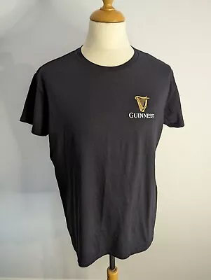 Buy Guinness T-shirt Black 100% Cotton VGC Logo Summer Size UK XL - Fastpost • 9.95£