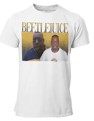 Buy Beetlejuice Homage Funny Tv Film Movie Comedy Sci Fi Stag Do Student T Shirt • 5.99£
