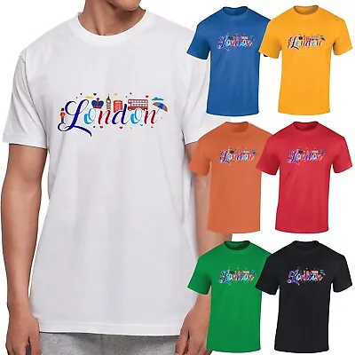 Buy London England Mens And Kids T-shirt Trendy Great Souvenir Gift Unisex Tee Top's • 7.99£