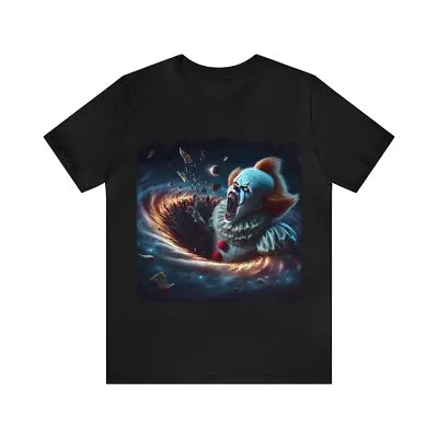 Buy IT Clown T-Shirt, Pennywise Clown Graphic Tee, Space Galaxy Art Top • 43.90£