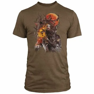 Buy Witcher 3 Monster Slayer ADULT Gaming Gamers T-Shirt 100% Cotton Size SMALL • 9.99£