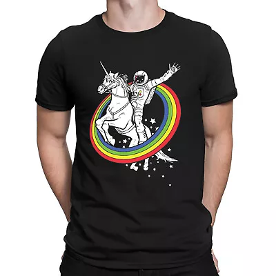 Buy Astronaut Riding A Unicorn Space Galaxy Funny Mens Womens T-Shirts Tee Top #D • 9.99£