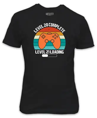 Buy Level Age Complete Birthday T-Shirt Next Year Loading - Twenties 20s Fun Present • 15£