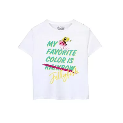 Buy SpongeBob SquarePants Girls Jelly Fish T-Shirt NS7880 • 15.85£