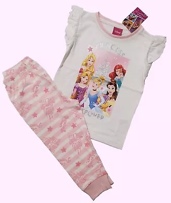 Buy Official Disney Princess Toddler Pyjamas, PJ's, 'Princess Sleepover', Age 1 To 2 • 9.99£