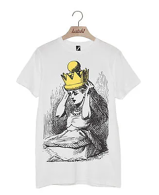 Buy Batch1 Alice In Wonderland Through The Looking Glass Gold Crown Unisex T-shirt • 14.95£