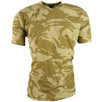 Buy Mens Army Camo T-Shirt S-3XL Military Camouflage Top MTP DPM Desert Urban Black • 9.99£