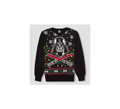 Buy  Nwt Star Wars Holiday Darth Vader Sweater Shirt L Large • 23.62£