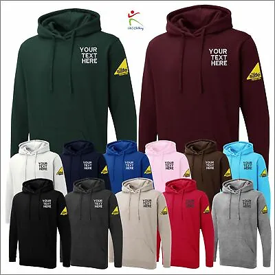 Buy Personalised Embroidered GAS SAFE REGISTER Logo On Sleeve Workwear Hooded TOP  • 16.39£