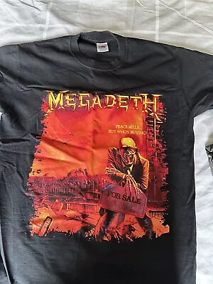Buy Megadeth Peace Sells T Shirt • 15£