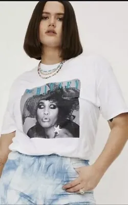 Buy Nasty Gal Whitney Houston Plus Size Graphic Band T-shirt BNWT Size UK 18/20 • 10£