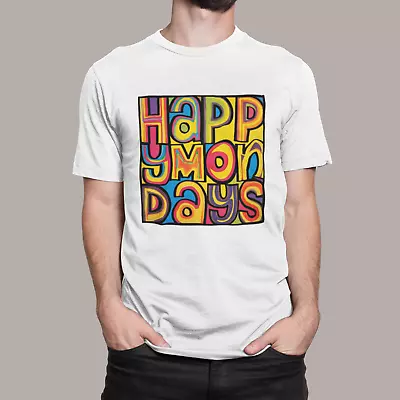 Buy Happy Mondays Mens Womens Kids Logo Tshirt Madchester Rave Indie Dance Bez Ryder • 9.99£