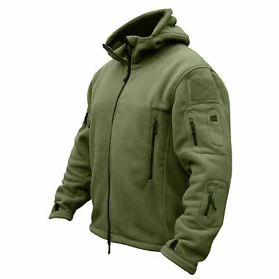Buy Tactical Recon Fleece Jacket Army Hoodie Security Police Hoody Combat Full Zip • 23.99£