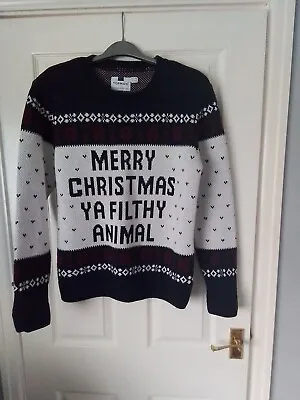 Buy Merry Christmas Ya Filthy Animal Jumper Size Medium • 11£
