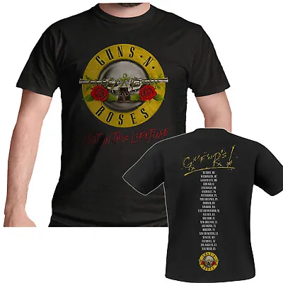 Buy Guns N Roses Not In This Lifetime T Shirt Official New Tour Classic Rock Tee • 15.49£