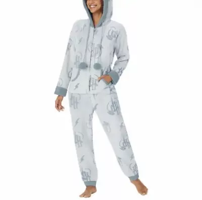 Buy Harry Potter Hooded Super Soft Pajamas Sleeper One Piece Unisex Adult Small • 9.47£