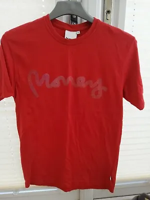 Buy Money Short Sleeved Red T Shirt -  Gorilla Ape - Size Medium • 9.99£