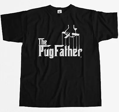 Buy The Pugfather Mafia Dogs Pugs Mens T-Shirt • 7.99£