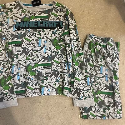 Buy Minecraft Kids Pjs Age 9-10 Years Excellent Used Condition  • 4£