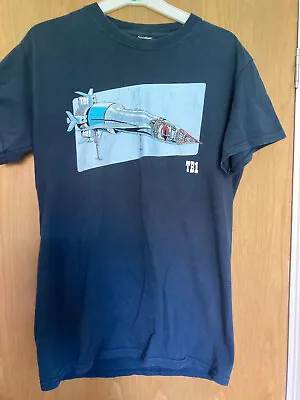 Buy Thunderbirds T Shirt Small S Dark Blue Gerry Anderson Thunderbird One Rocket • 7£