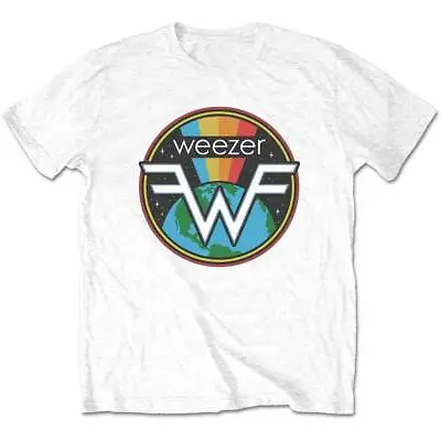 Buy WEEZER -  Unisex T- Shirt - Symbol Logo  - White  Cotton  • 16.99£