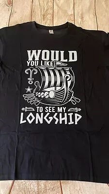 Buy Vikings T-shirt Would You Like To See My Longship • 9.99£