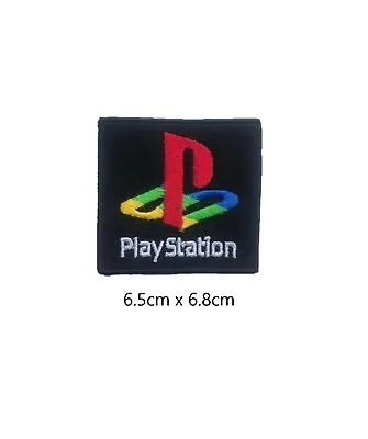 Buy Play Station Logo Iron On Sew On Embroidery Patch  • 2.79£