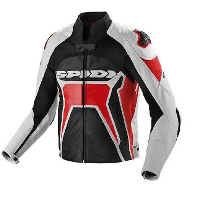 Buy Spidi Warrior 2 Leather Jacket - Black / Red • 199.99£