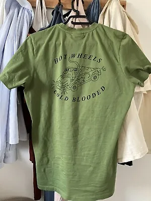 Buy Lazy Oaf Green Hot Wheels Cold Blooded T Shirts XS • 30£