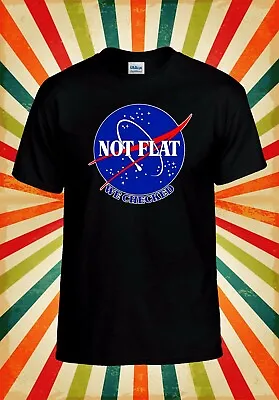 Buy Not Flat We Checked Nasa Space Funny Men Women Vest Tank Top Unisex T Shirt 2576 • 10.95£