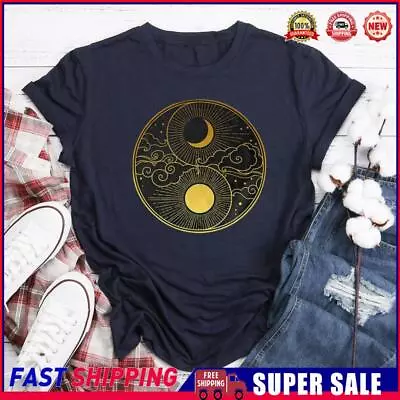 Buy Sun And Moon T Shirt Tee • 11.09£