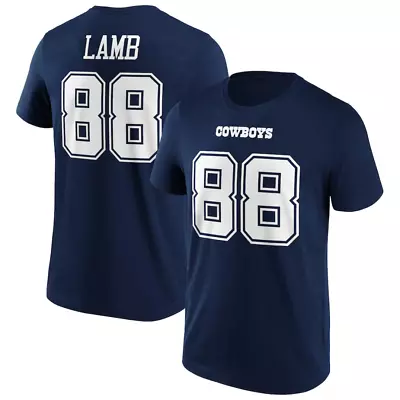 Buy Dallas Cowboys NFL T-Shirt Men's CeeDee Lamb 88 Top - New • 14.99£
