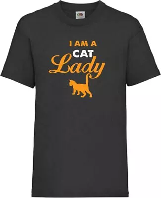 Buy I Am A Cat Lady Pet Cat Novelty Cat T Shirt Various Colours And Sizes • 8.99£
