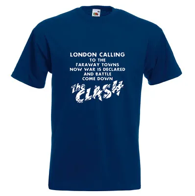 Buy The Clash London Calling T Shirt Mick Jones Joe Strummer Complete Control Punk  • 12.95£