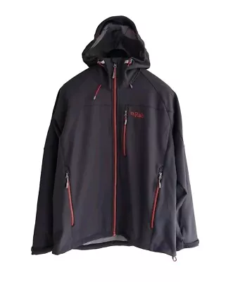 Buy RAB Mens Grey/Red Hooded Outdoors Hiking Salvo Jacket. Size Large.  • 80£