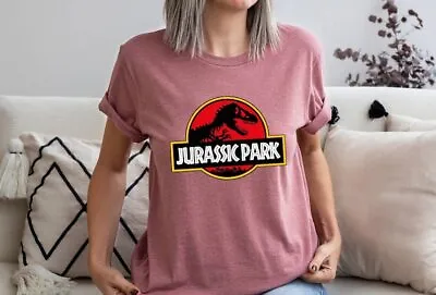 Buy Jurassic Park Classic Fossil Build Up Logo Shirt, Holiday Trip,Birthday Gift  • 32.38£