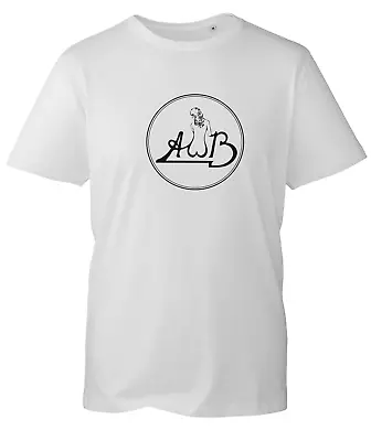 Buy Average White Band T-shirt Soul AWB White With Black Logo Size To 3XL CC • 10.97£