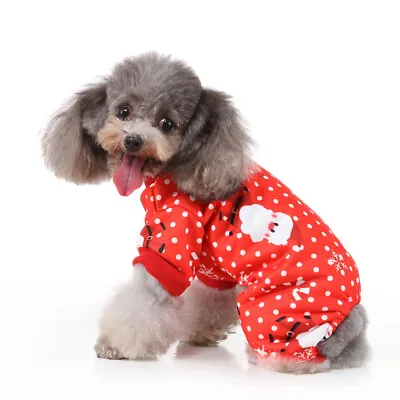 Buy Puppy Hoodie Small Dogs Pajamas Christmas Pet Clothes Aldult Toothless • 11.93£