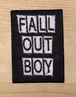 Buy 7 X 5 Cm - Fall Out Boy MUSIC IRON / SEW ON PATCHES ROCK MUSIC BAND EMBROIDERED • 2.99£