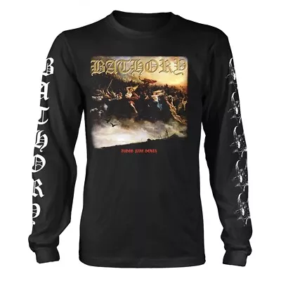 Buy BATHORY - BLOOD FIRE DEATH 2 BLACK Long Sleeve Shirt Medium • 27.02£
