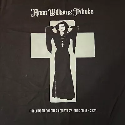 Buy Rozz Williams Tribute Shirt (Size XL) Christian Death, Eva O, Shadow Project • 28.41£