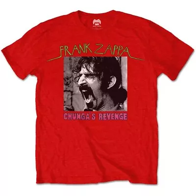 Buy Frank Zappa Chunga's Revenge Red Small Unisex T-Shirt NEW • 16.99£