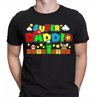 Buy Super Daddio Fathers Day Gift For Daddy Mens Gift Novelty Birthday T-Shirts#2 • 9.99£