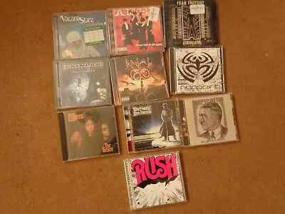 Buy CD Collection Job Lot Rock Metal Black Muse Signed? With Mens Fat Face Hoodie • 19.99£