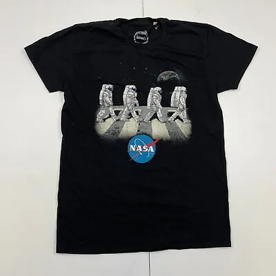 Buy Mens Nasa T-Shirt S Black Short Sleeve Round Neck Space Adventure Astronaught • 5.51£