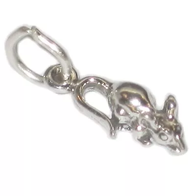 Buy Mouse Rat TINY Sterling Silver Charm .925 X 1 Mice And Rats Charms • 4.99£