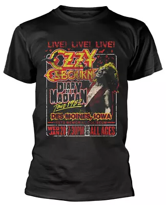 Buy Ozzy Osbourne Diary Of A Madman Tour Black T-Shirt - OFFICIAL • 16.29£