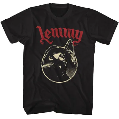 Buy Motorhead Singer Lemmy Kilmister Live On Stage Men's T Shirt Rock Band Merch • 41.76£